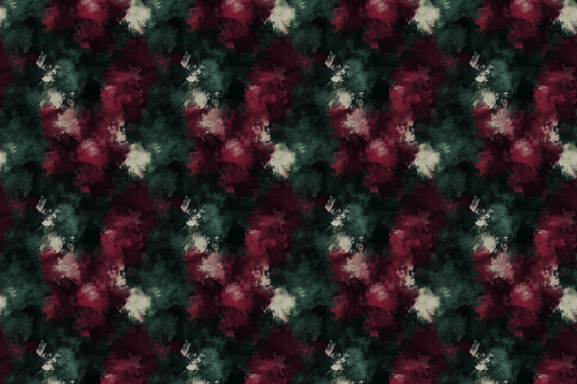 Bold Brushstrokes: Rustic Christmas Wrapping Paper