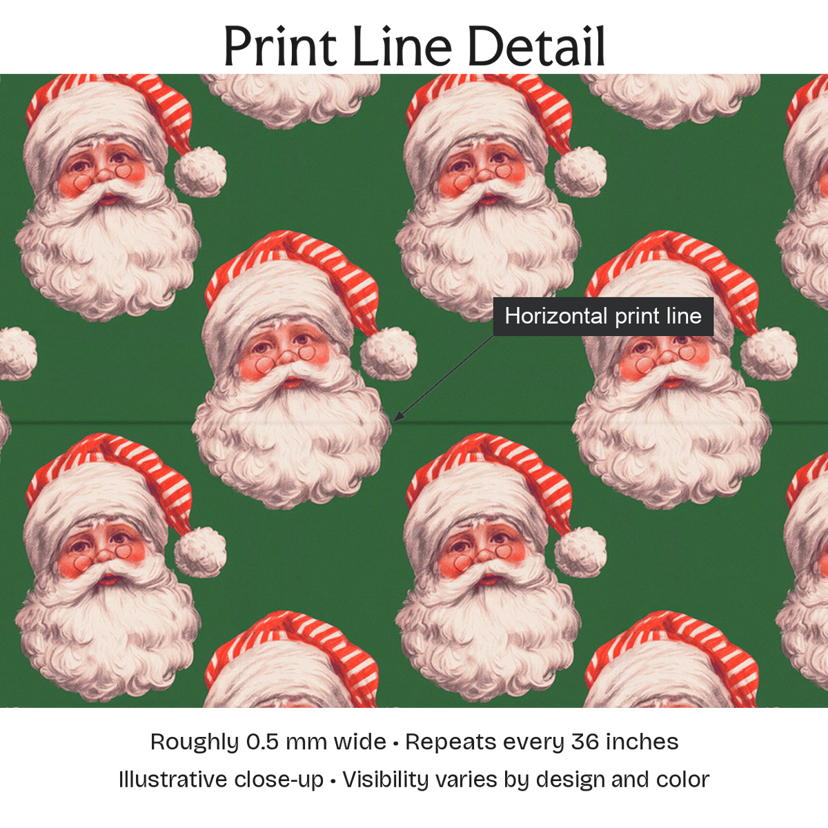 578120 — Print Line Detail. Illustrative close-up; visibility varies by design and color.