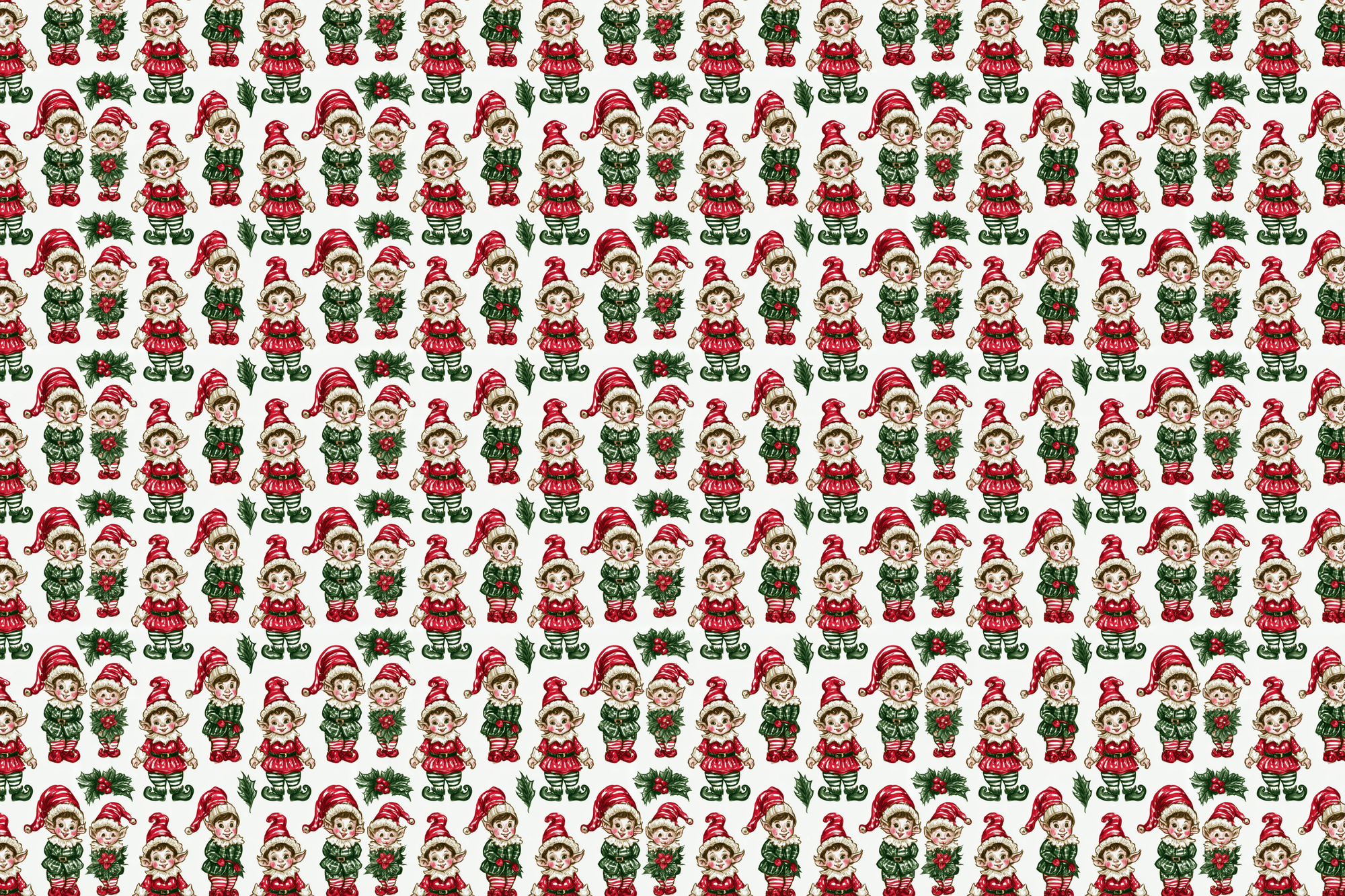 Merry Mischief: Vintage Christmas Elves