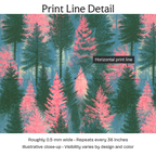 583626 — Print Line Detail. Illustrative close-up; visibility varies by design and color.