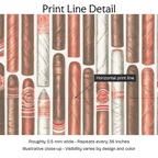 592252 — Print Line Detail. Illustrative close-up; visibility varies by design and color.