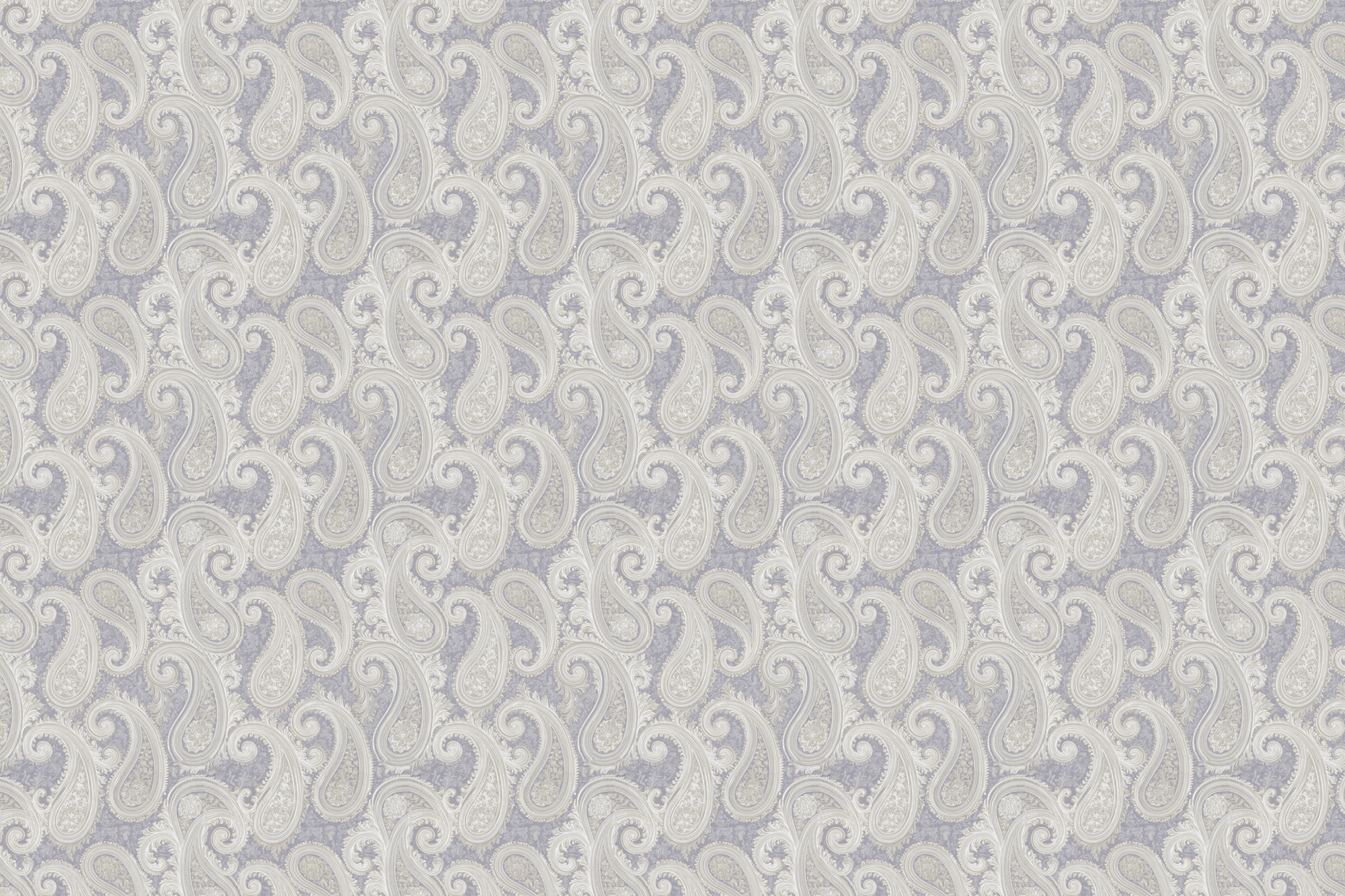 Haunted Boudoir: Lavender Paisley Wrapping Paper