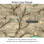 600862 — Print Line Detail. Illustrative close-up; visibility varies by design and color.