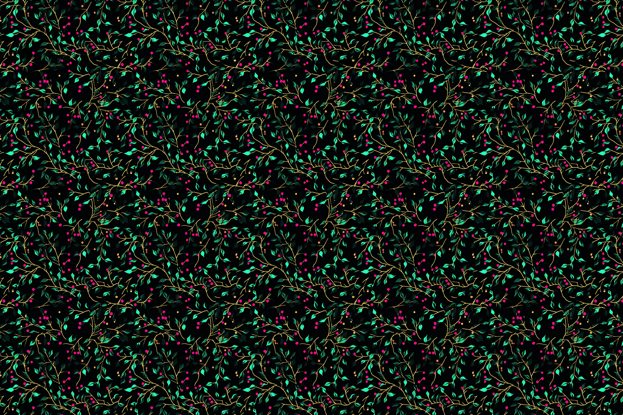 Bright Berry Bliss: Botanical Wrapping Paper