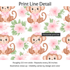 607283 — Print Line Detail. Illustrative close-up; visibility varies by design and color.