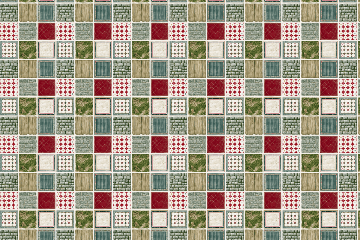 Goblin Architect: Medieval Tile Wrapping Paper