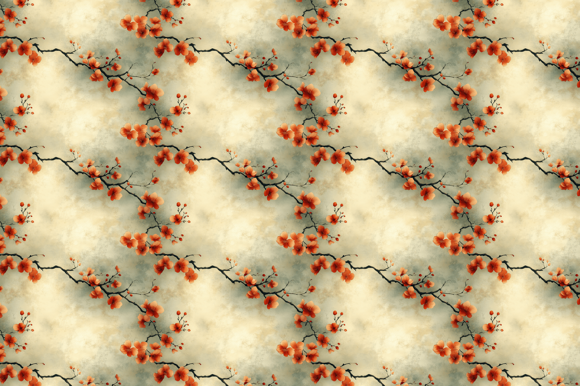 Cherry Blossoms: Elegant Wrapping Paper