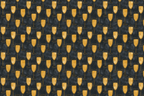 Elegant gold champagne glass pattern on a dark gray textured background.