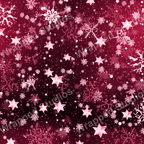 Maroon holiday pattern with snowflakes, stars, and tiny dot details.