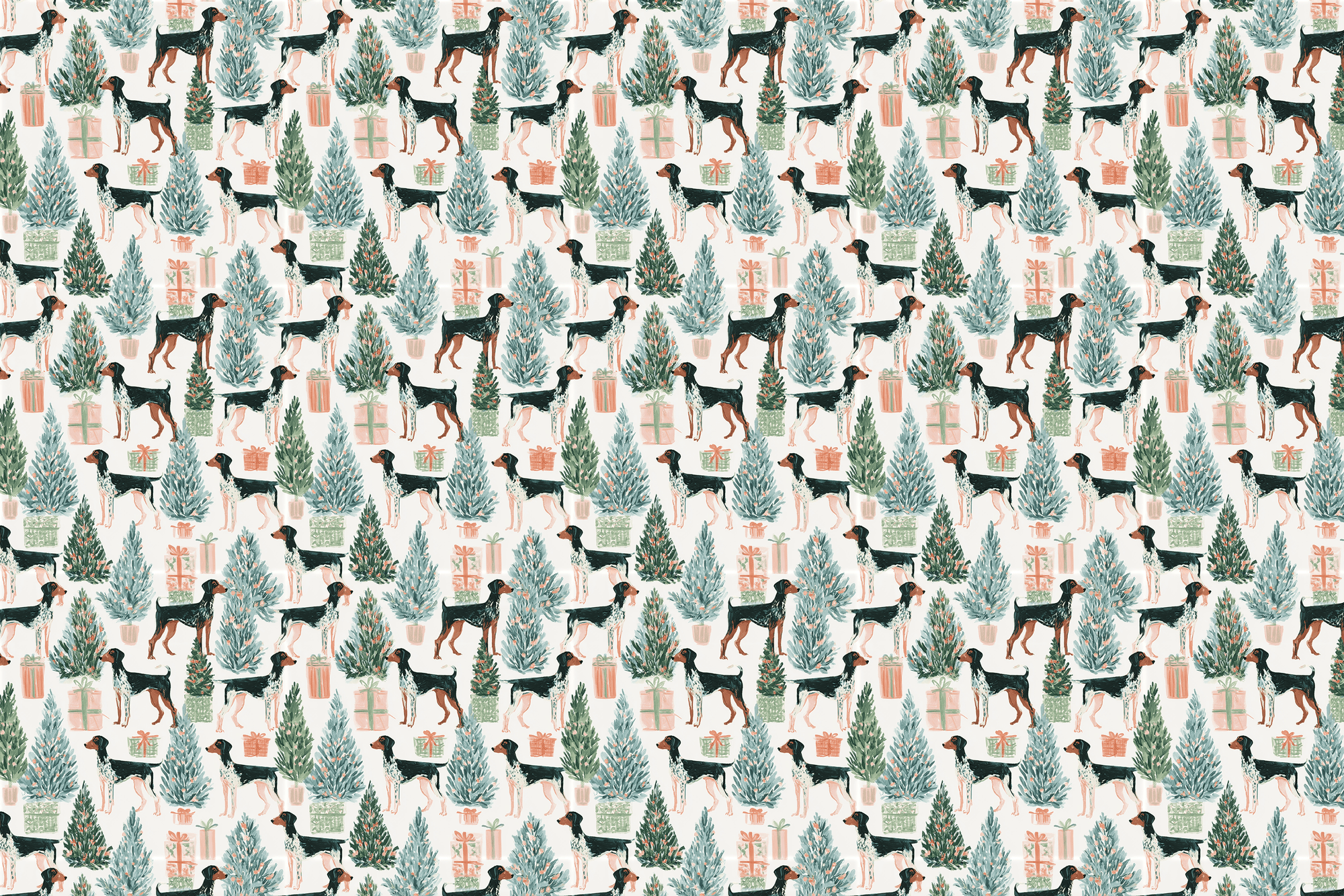 Holiday Hounds: Christmas Wrapping Paper