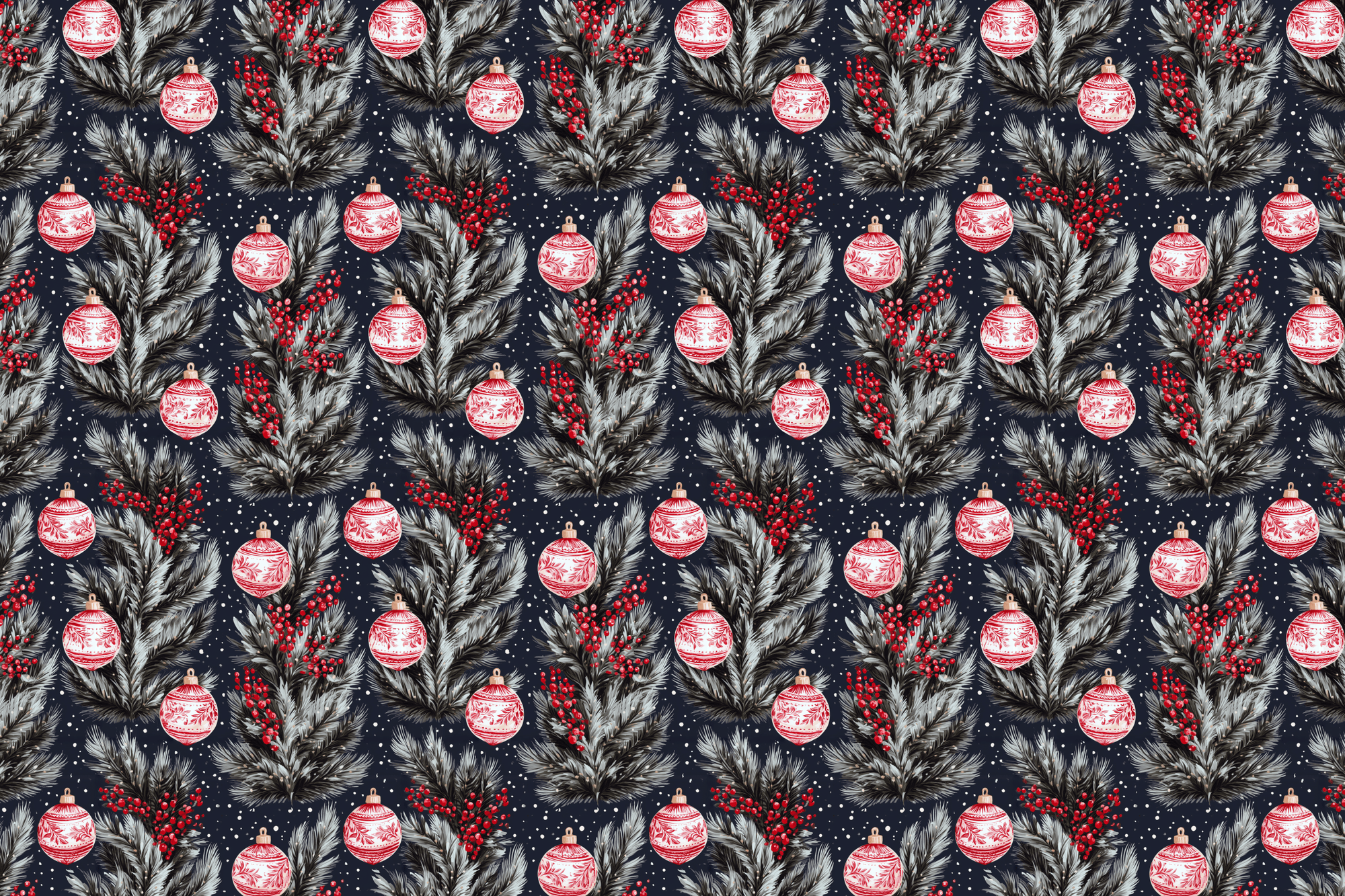 Victorian Séance: Vintage Christmas Wrapping Paper