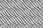 Classic navy blue and cream nautical rope pattern with a vintage marine aesthetic.