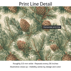 650583 — Print Line Detail. Illustrative close-up; visibility varies by design and color.