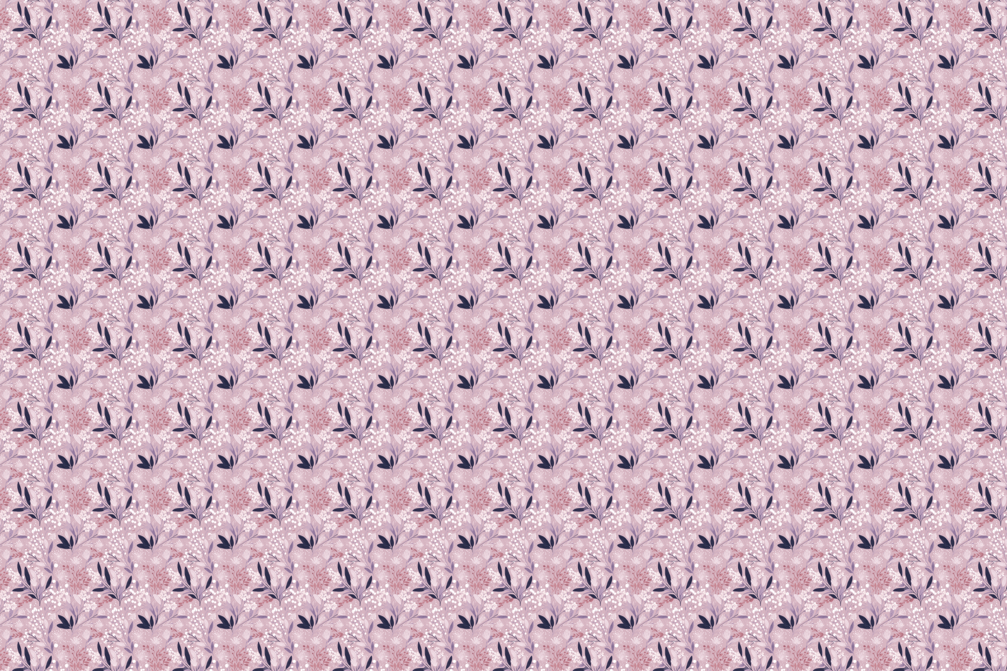 Lovely Leaves: Lavender Gift Wrap