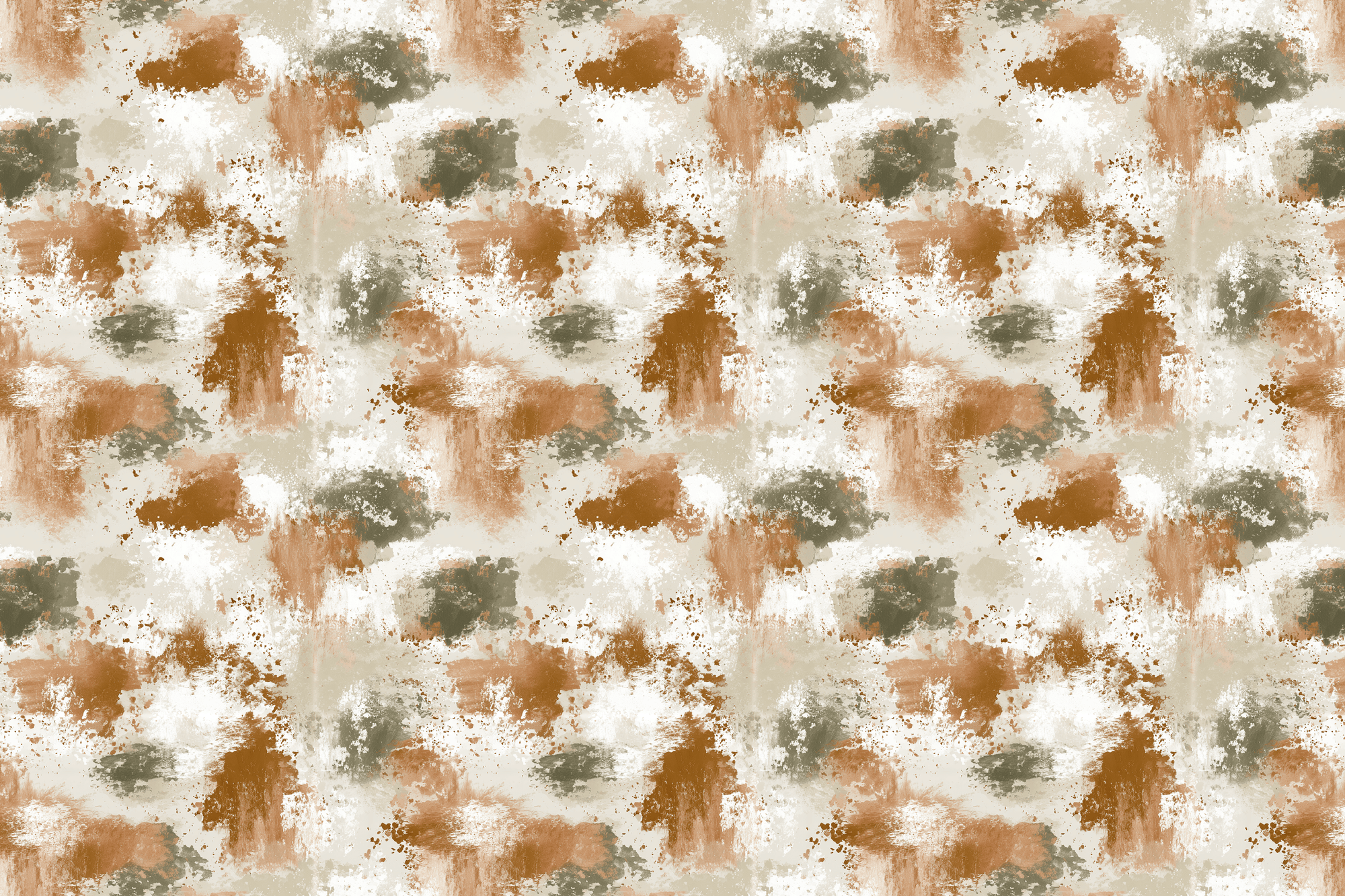 Rugged Rust: Rustic Abstract Gift Wrap
