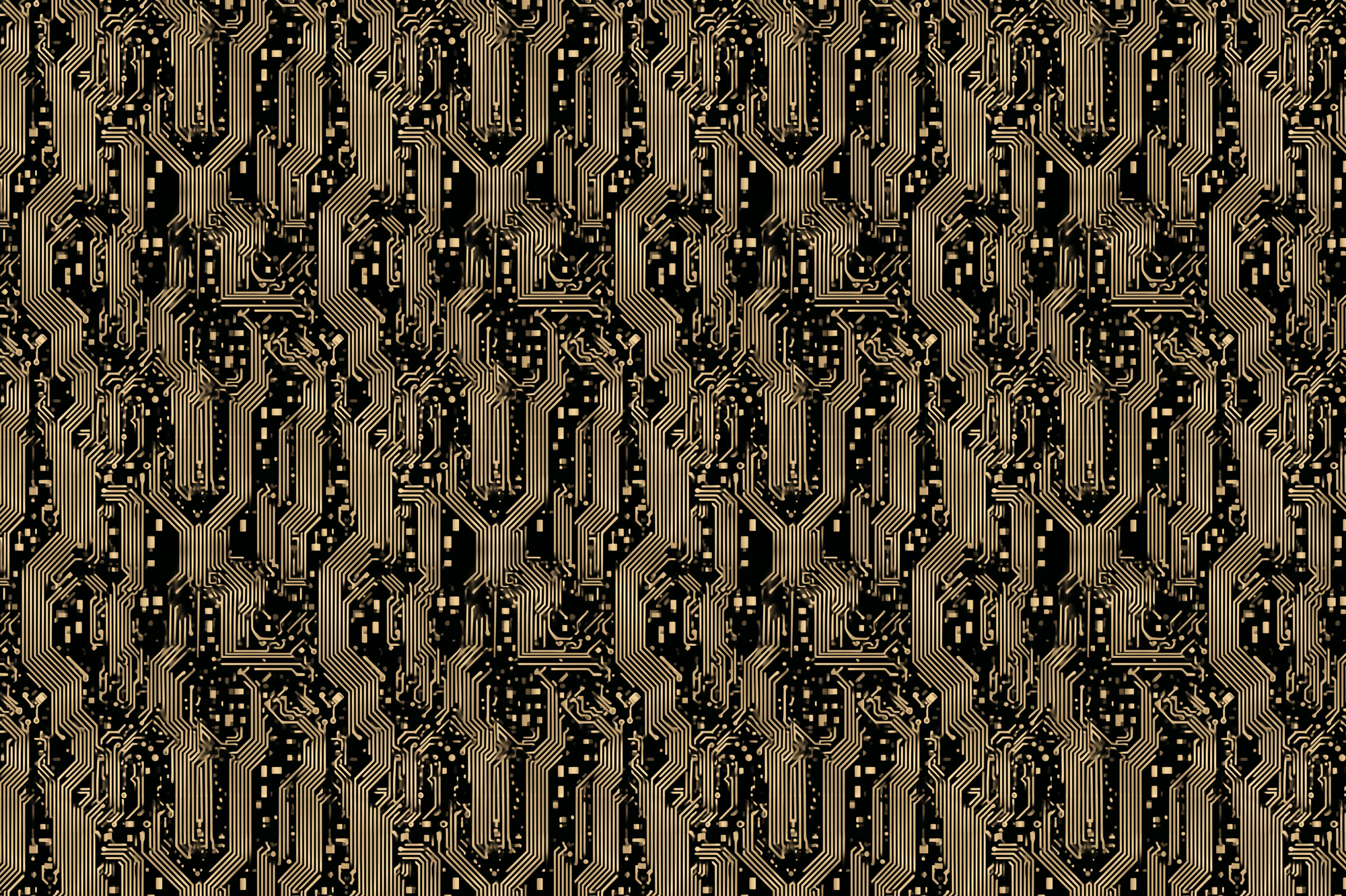 Silicon Overlord: Circuit Board Wrapping Paper