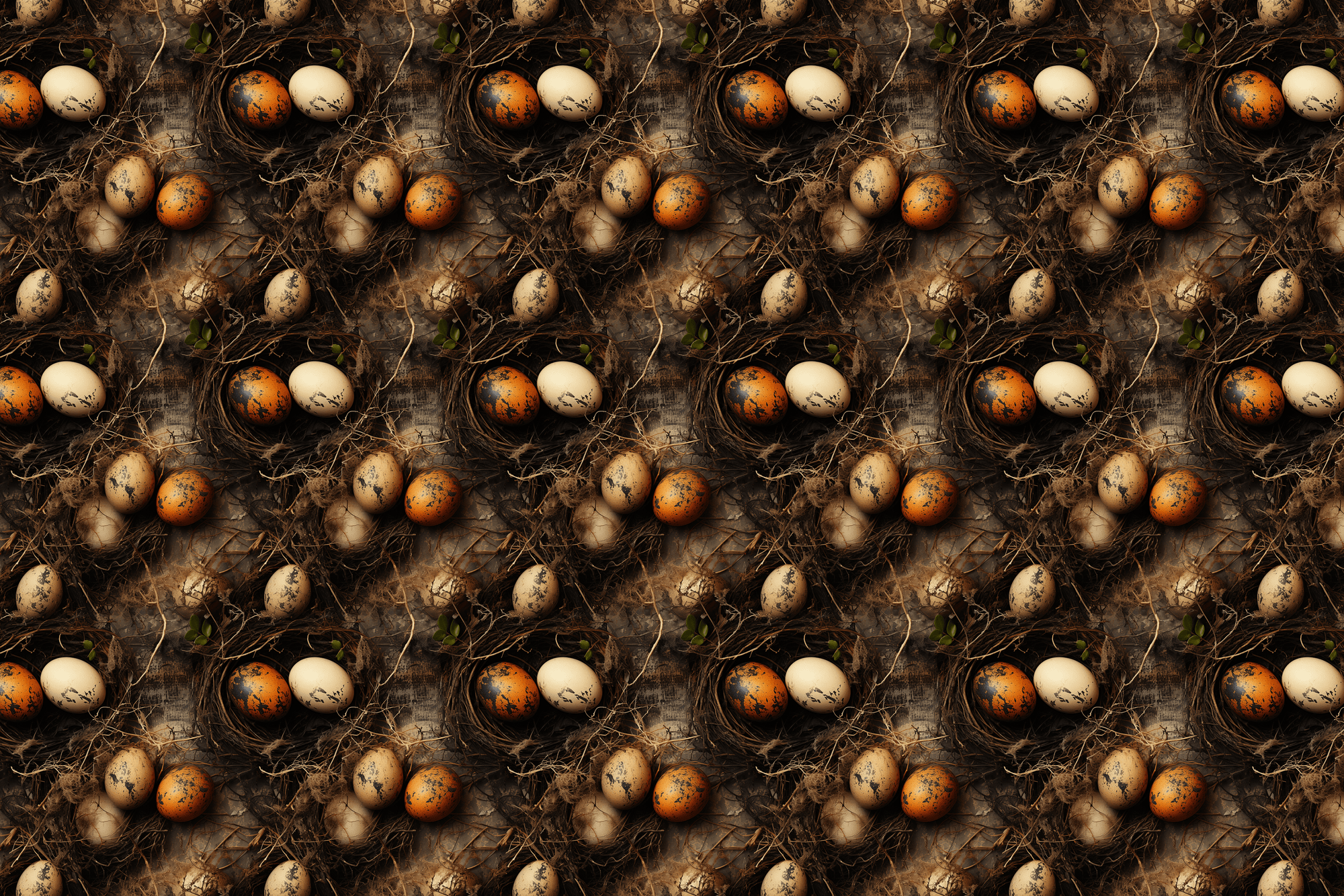 Rustic Nest Eggs Wrapping Paper