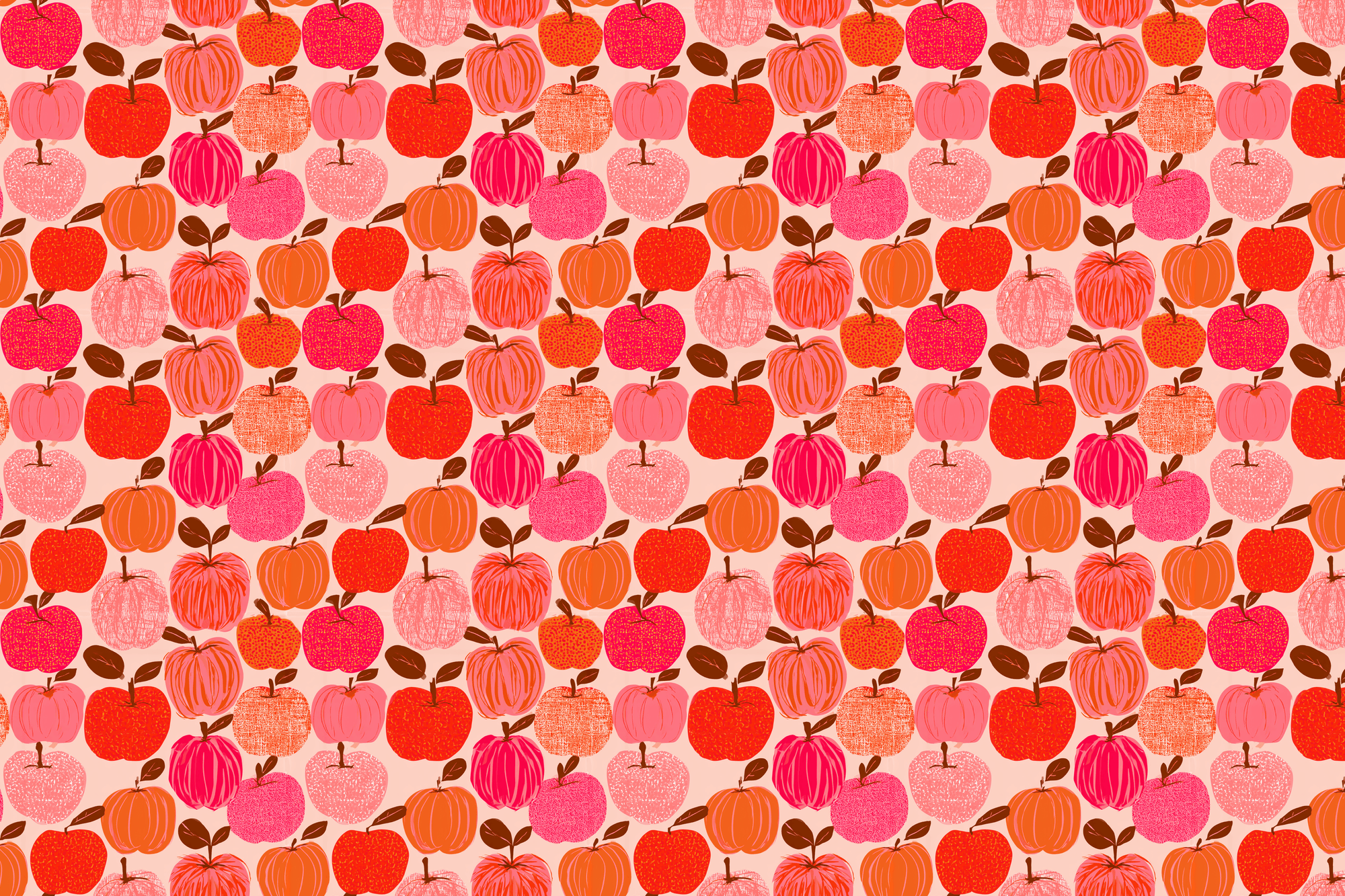 Anxious Orchard: Autumn Apple Wrapping Paper