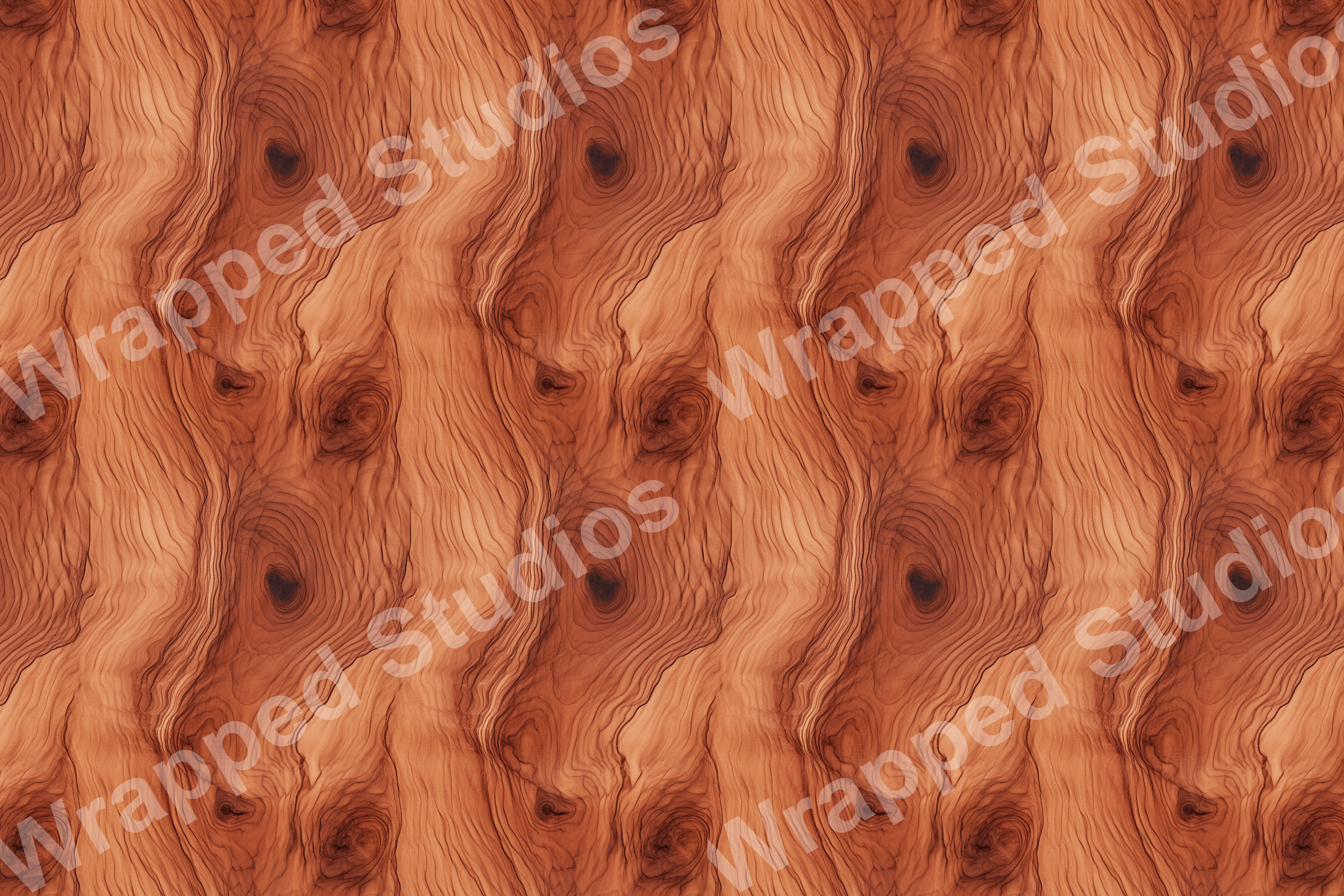 Seamless wood grain pattern in warm shades of brown, for a rustic, natural look.