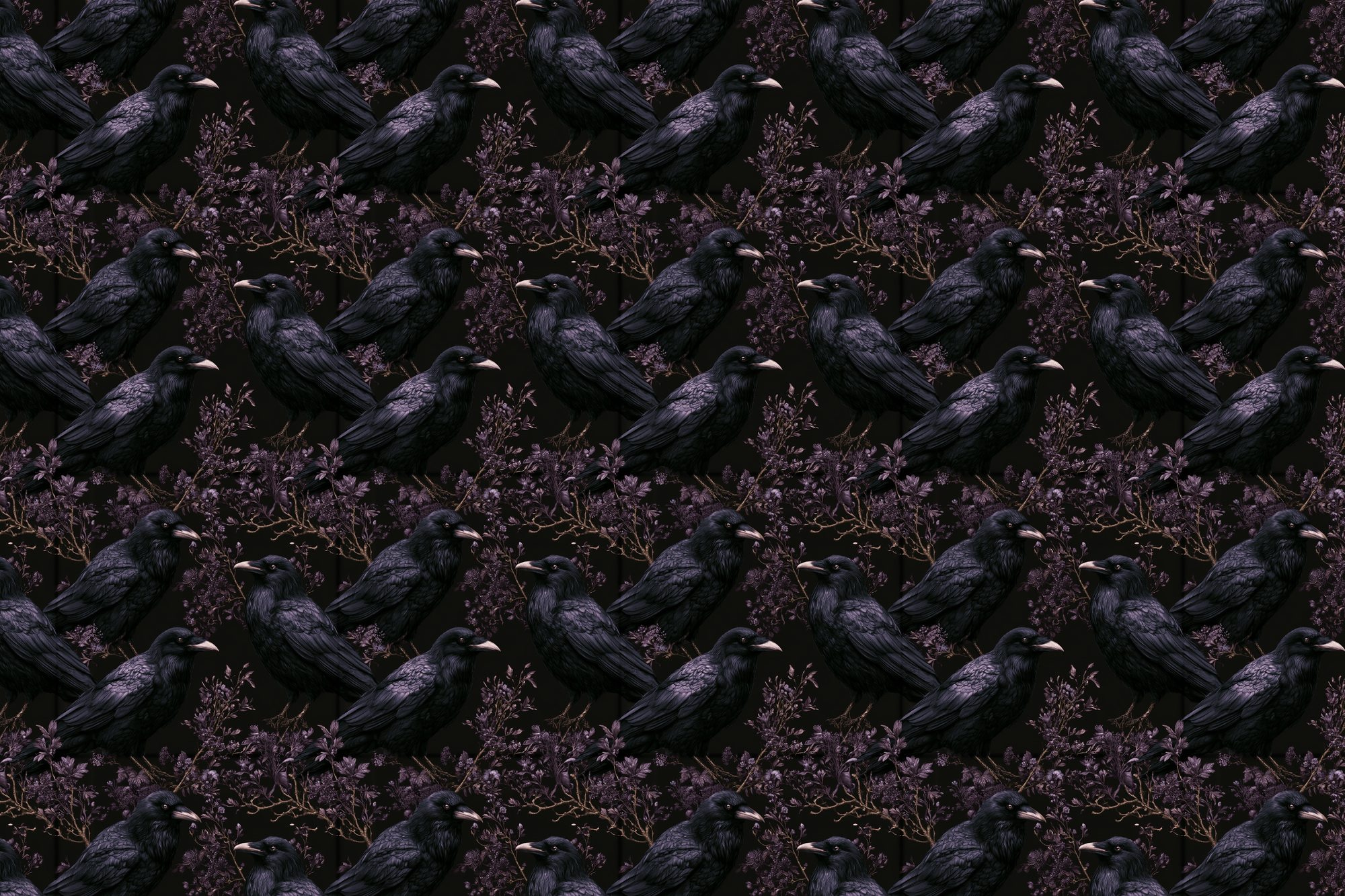 Mystic Murmurs: Gothic Raven Wrapping Paper