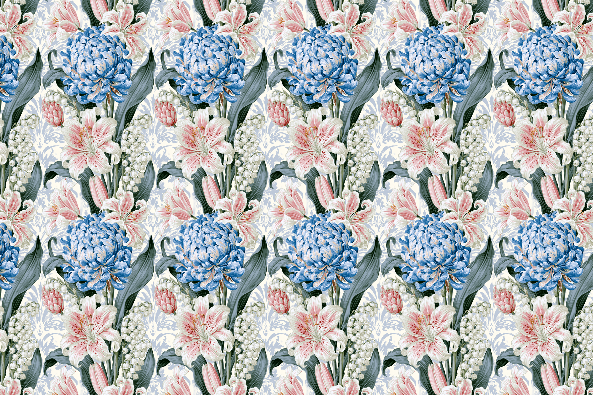 Victorian Gossip: Vintage Botanical Wrapping Paper