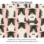 676164 — Print Line Detail. Illustrative close-up; visibility varies by design and color.