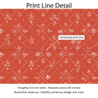 688007 — Print Line Detail. Illustrative close-up; visibility varies by design and color.