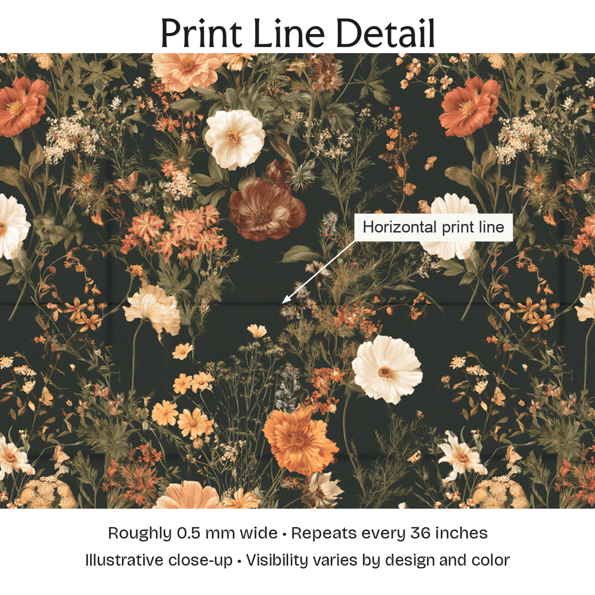 693097 — Print Line Detail. Illustrative close-up; visibility varies by design and color.