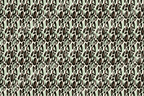 Seamless animal print pattern with sage green and brown leopard spots in a modern textured design.