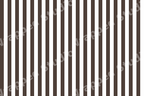 Classic dark brown and white vertical stripe pattern with a minimalist geometric design.