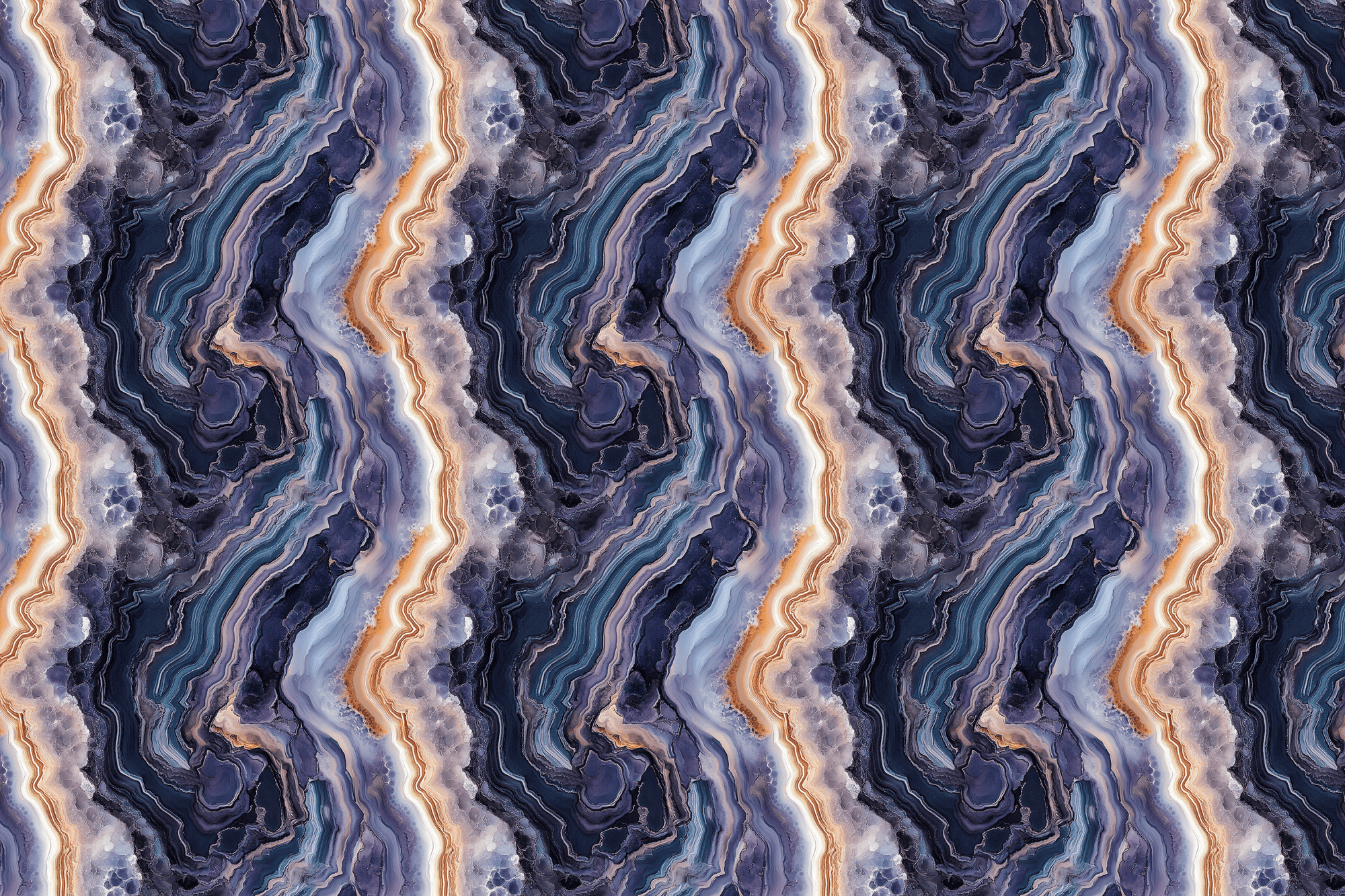 Goth Geologist: Purple Agate Wrapping Paper