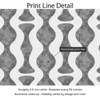 703741 — Print Line Detail. Illustrative close-up; visibility varies by design and color.
