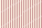 Minimalist vertical striped pattern in dusty rose pink and cream.