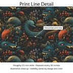 712750 — Print Line Detail. Illustrative close-up; visibility varies by design and color.
