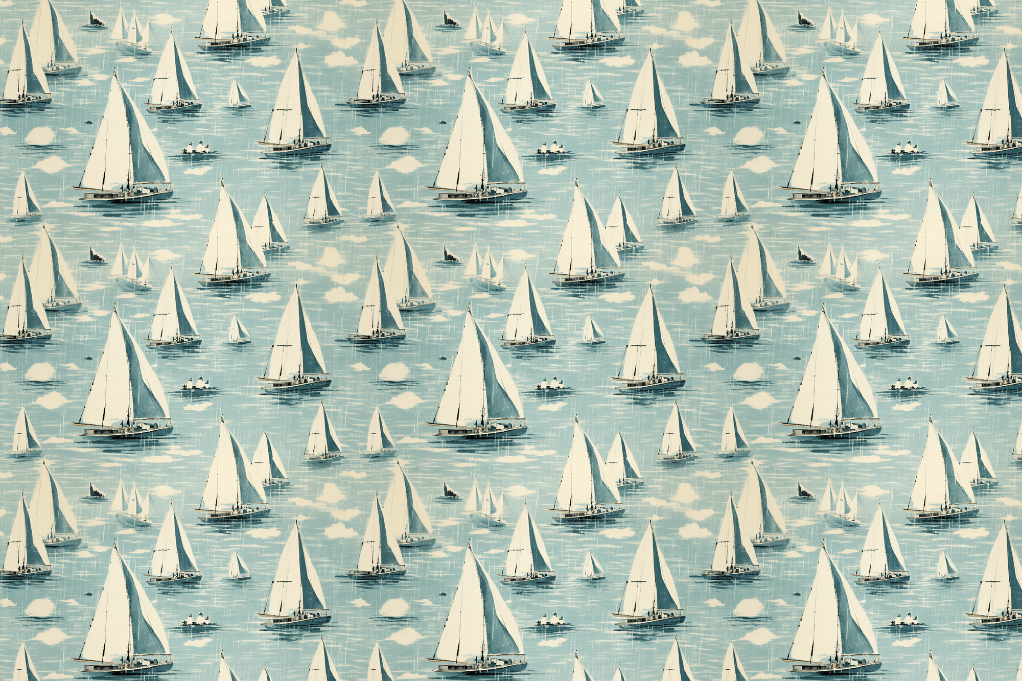 Sailing Seascape: Nautical Wrapping Paper
