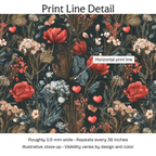724206 — Print Line Detail. Illustrative close-up; visibility varies by design and color.