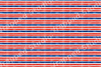 Red, white, and blue watercolor stripe pattern with a hand-painted patriotic design.