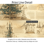 728954 — Print Line Detail. Illustrative close-up; visibility varies by design and color.