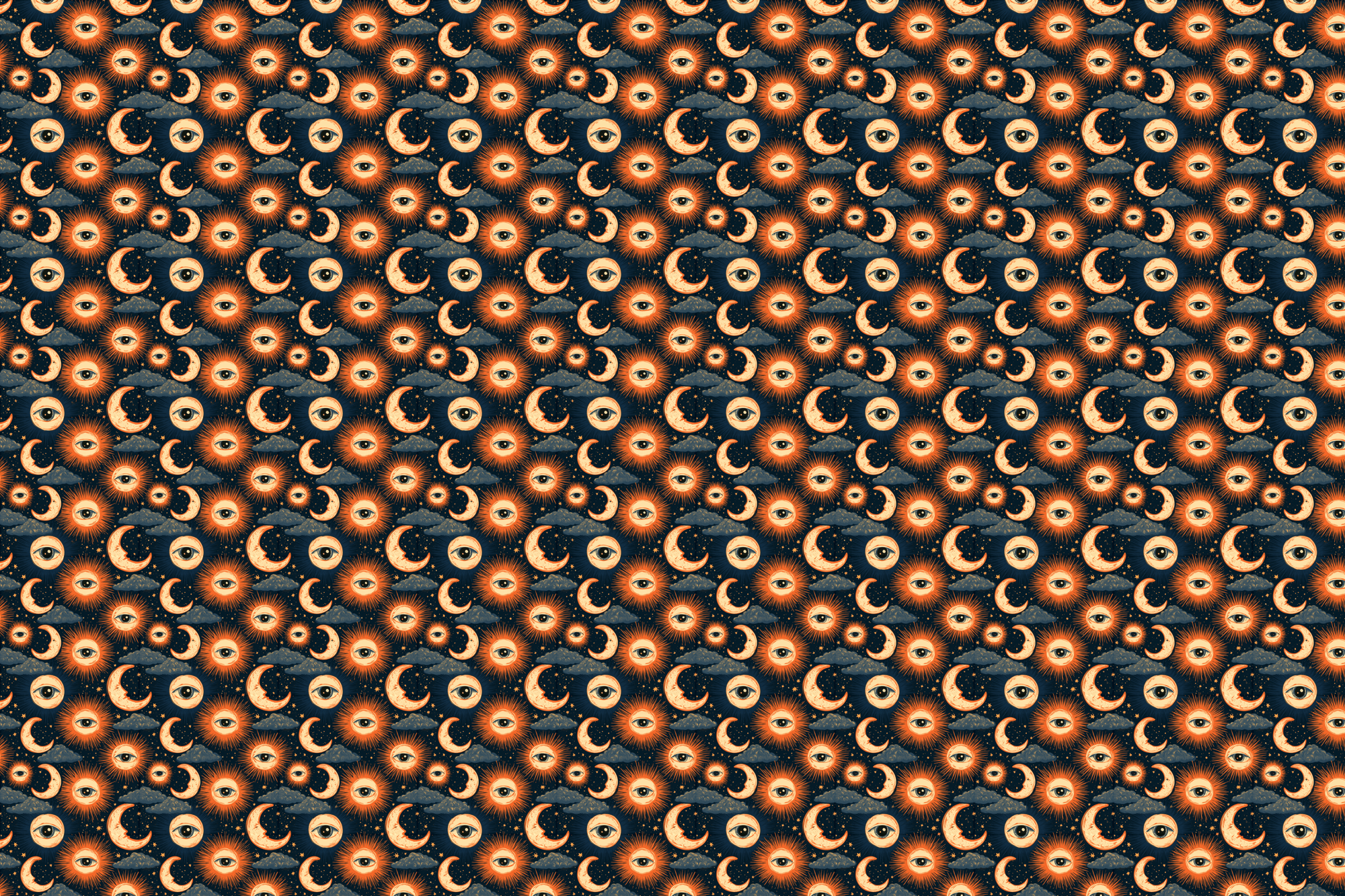 Mystic Eyes: Celestial Wrapping Paper