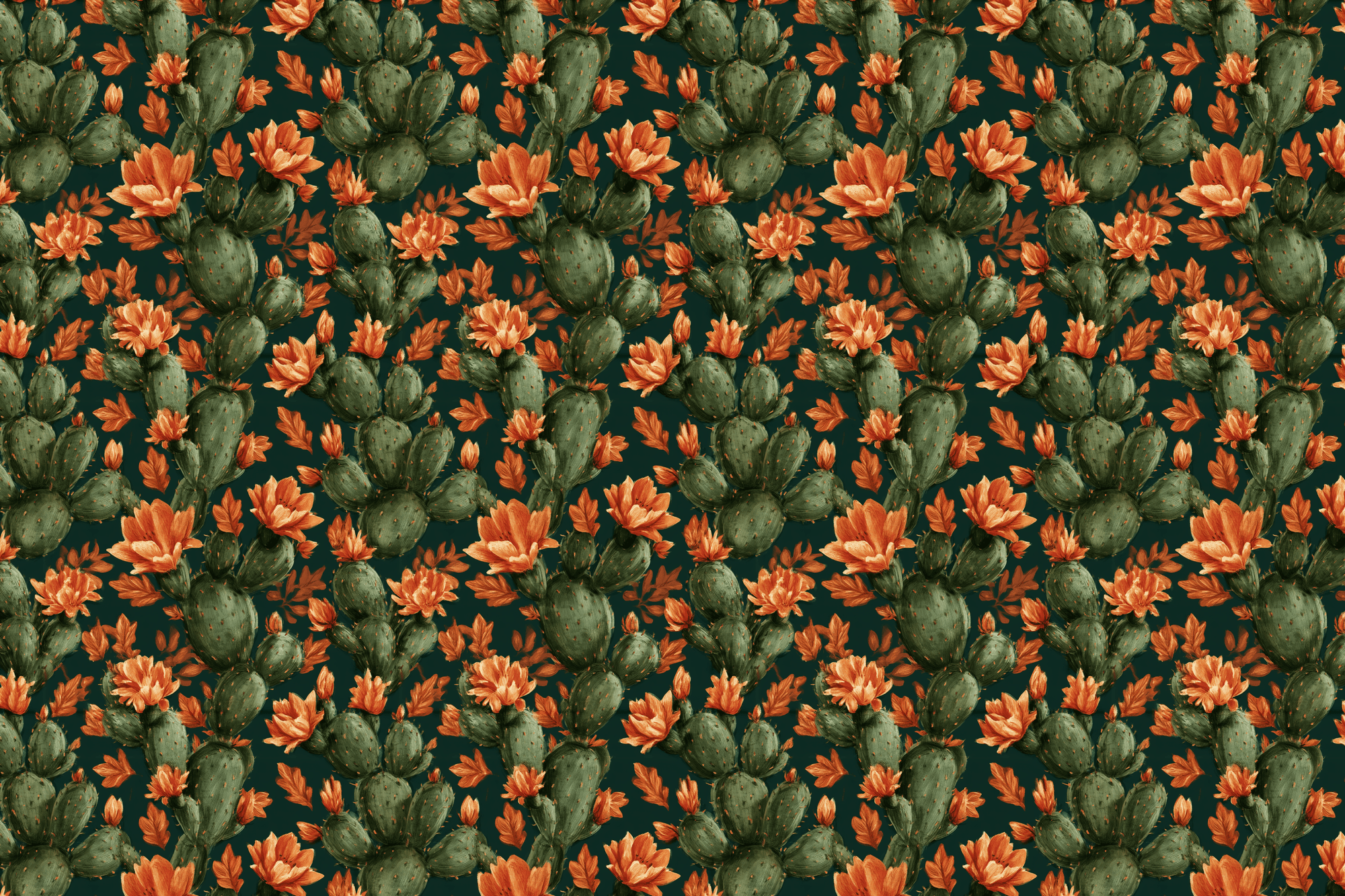 Where the Cactus Flower Grow: Southwestern Wrapping Paper