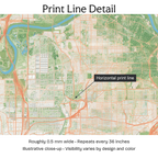 743075 — Print Line Detail. Illustrative close-up; visibility varies by design and color.