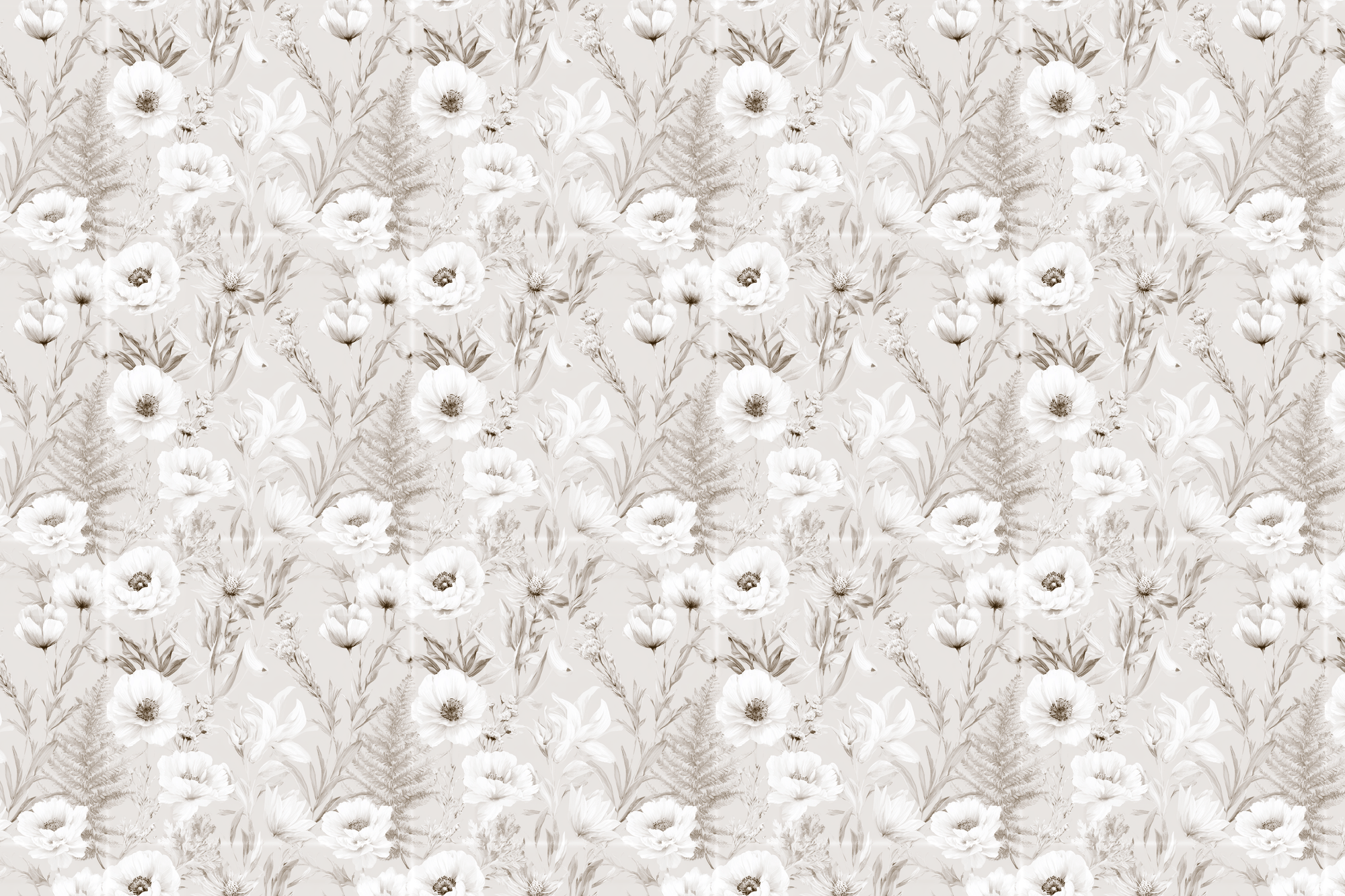 Feminine Florals: Vintage Floral Gift Wrap