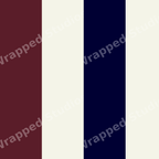 Minimalist geometric pattern featuring bold vertical stripes in navy blue, burgundy, and cream.