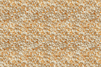 All-over popcorn pattern in shades of white and pale yellow, a fun food-themed design.