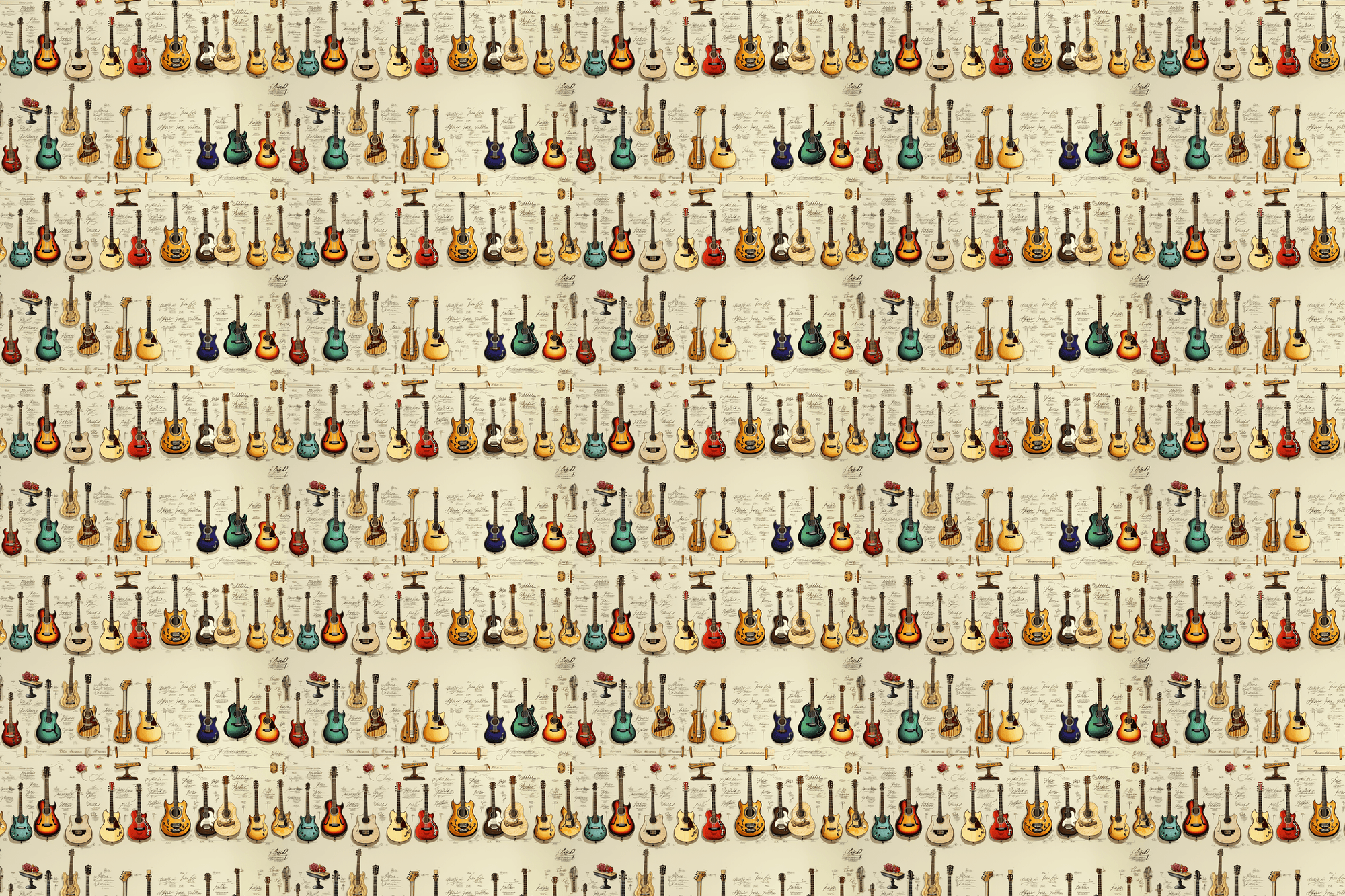 Guitar Gallery: Music Gift Wrap
