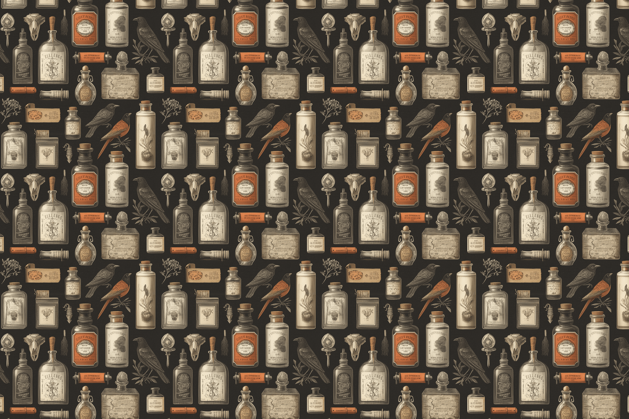 Curious Corvid Cabinet: Gothic Gift Wrap