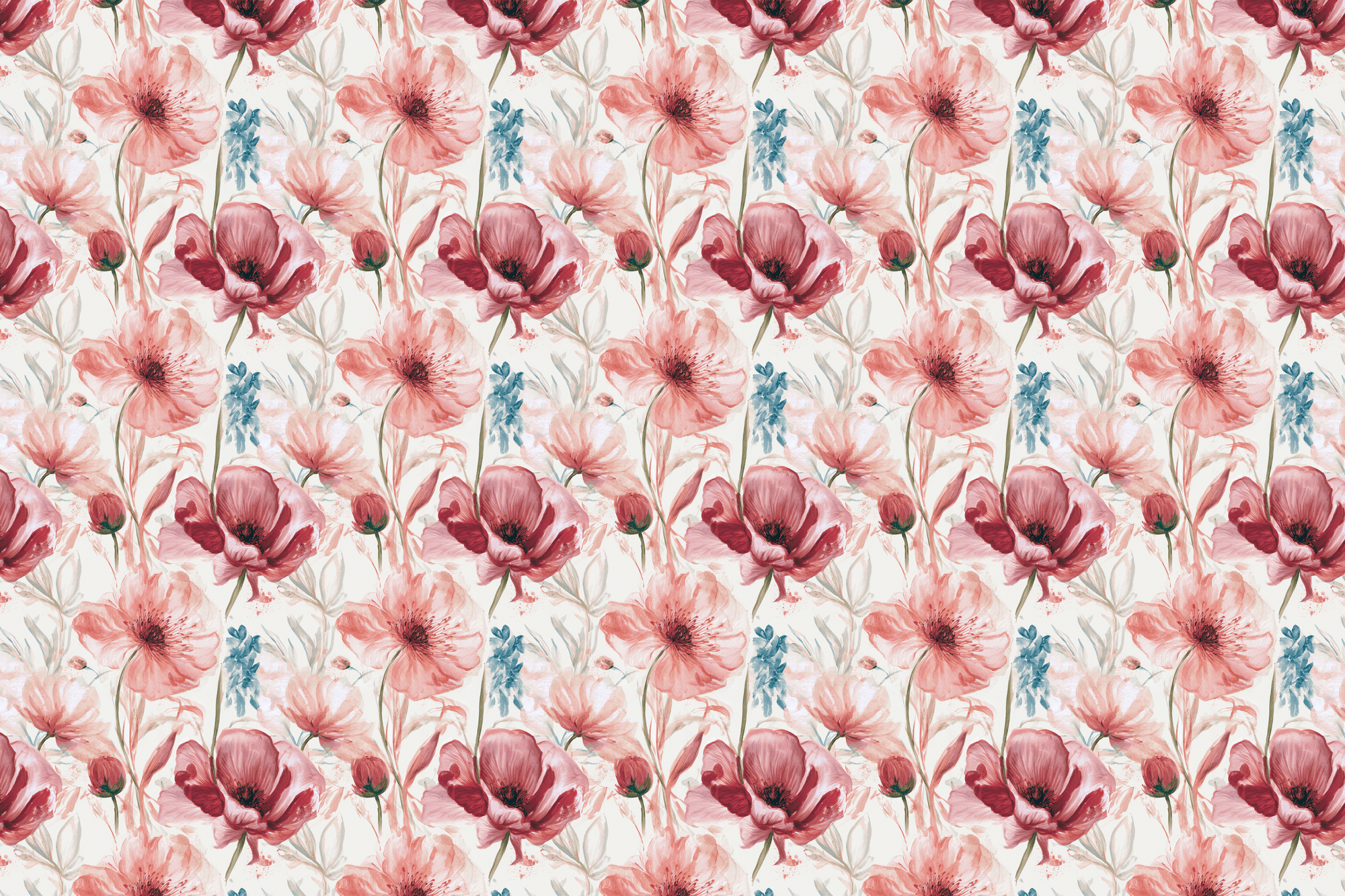 Delicate Delirium: Pink Floral Gift Wrap
