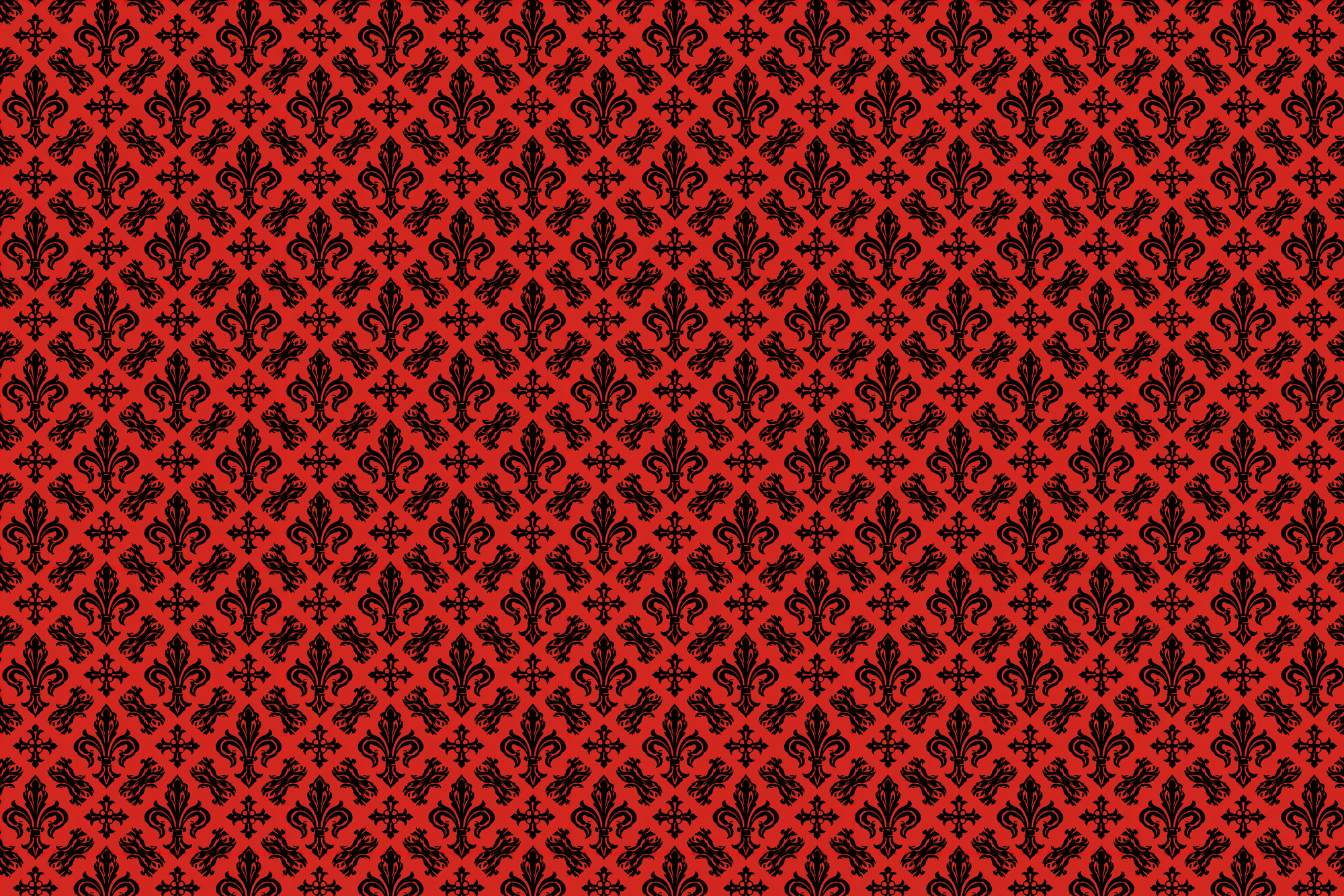 Vampire Ballroom: Gothic Damask Gift Wrap