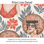 767143 — Print Line Detail. Illustrative close-up; visibility varies by design and color.