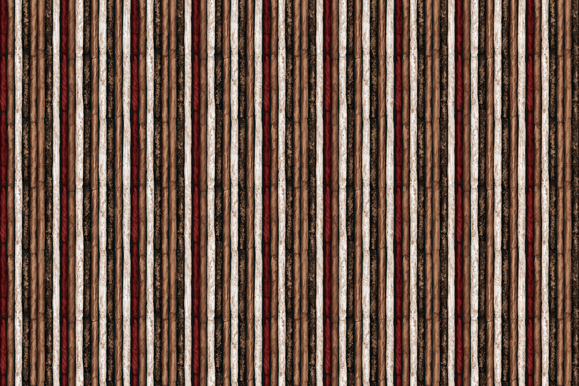 Bougie Bourbon: Rustic Stripe Wrapping Paper